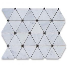 Bianco carrara triangle marble mosaic - 副本